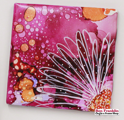 Protecting and Finishing Alcohol Ink Tile Paintings - Alcohol Ink Art  Community