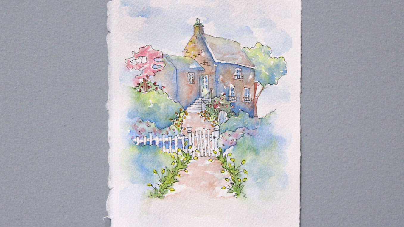 Watercolor Painting Class: Spring Garden